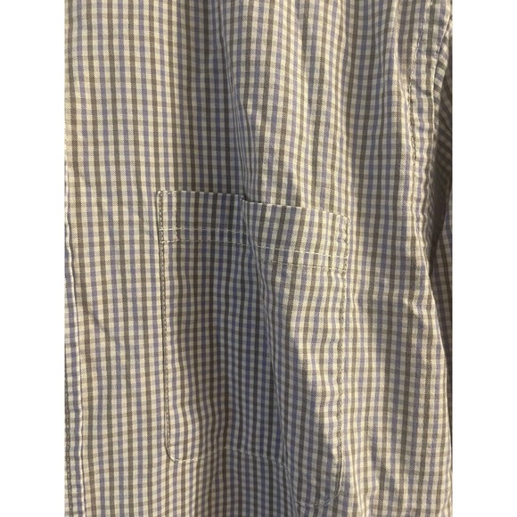 JOHNNIE-O Men's Shirt Button Up Check Pattern Long Sleeve Medium - Picture 2 of 8